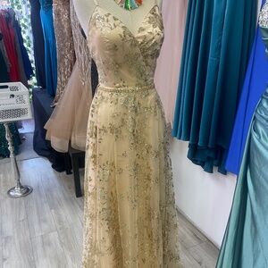 Gold Formal Dress